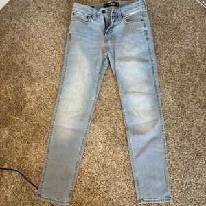 Hollister skinny white-washed jeans